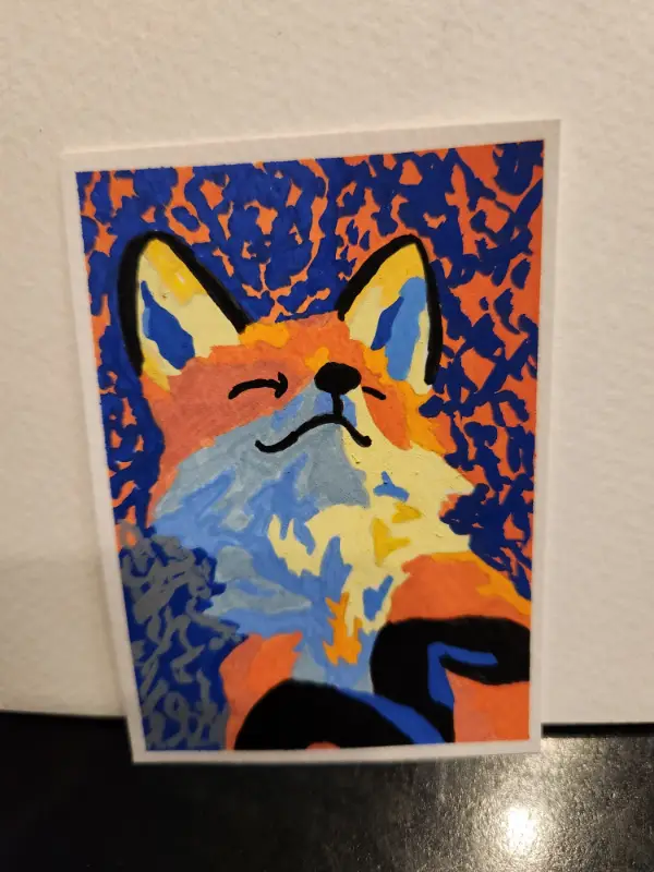 Fox #2 aceo art card