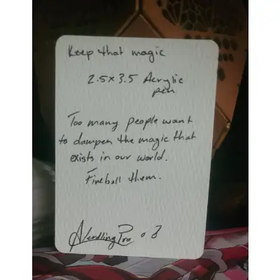 Keep that Magic aceo art card thumbnail 2