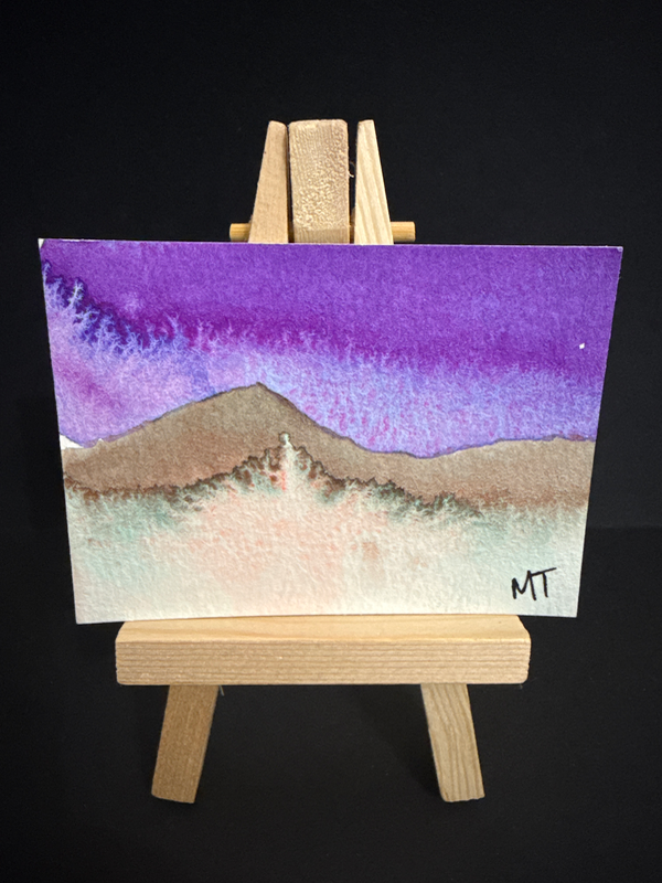 November Sky No 1 aceo art card