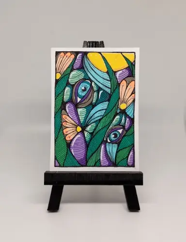 Stony Eyed aceo art card