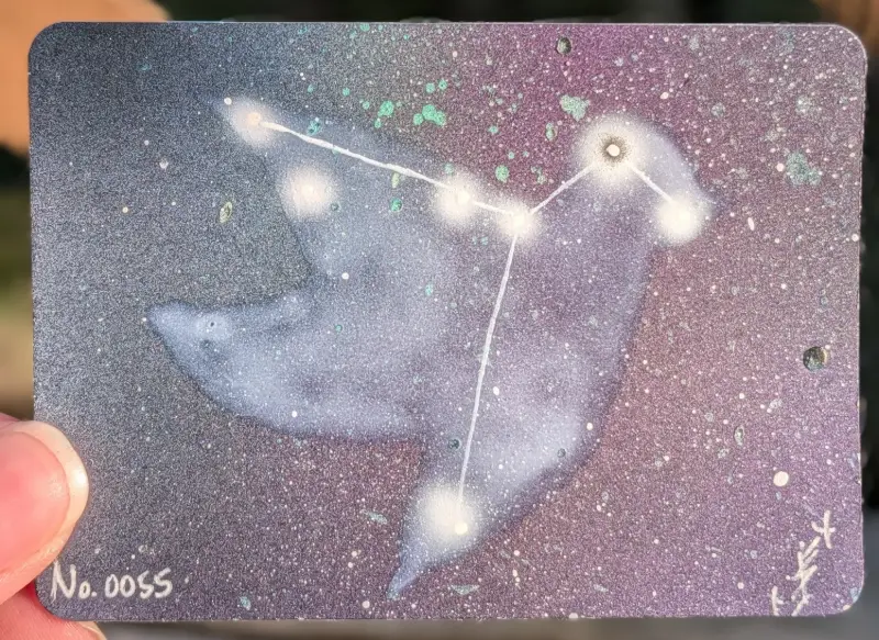 Columba aceo art card