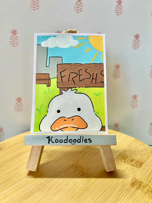 Got Any Grapes? aceo art card thumbnail 2