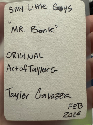 Mr. Bonk aceo art card thumbnail 2