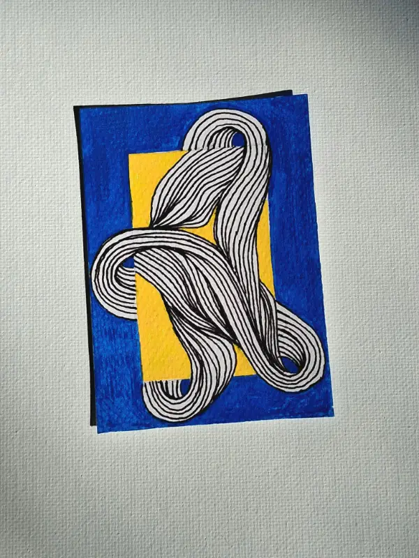 Intertwined #2 aceo art card