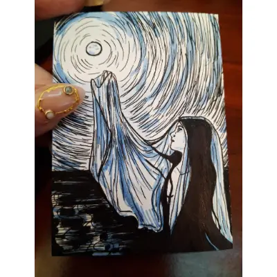 Undine aceo art card thumbnail 4