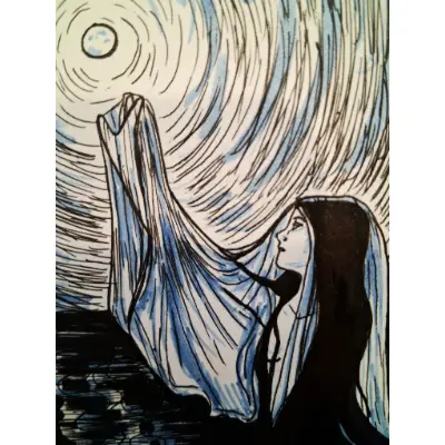 Undine aceo art card thumbnail 3
