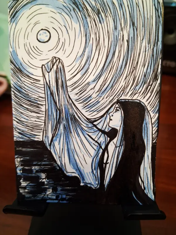 Undine aceo art card