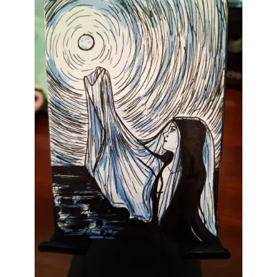 Undine aceo art card thumbnail 1