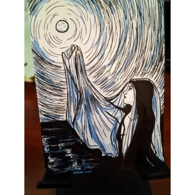 Undine aceo art card thumbnail 2