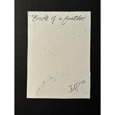 Birds of a Feather aceo art card thumbnail 5