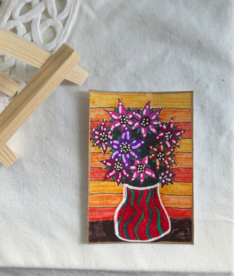 “Where’s the bees?” aceo art card thumbnail 2