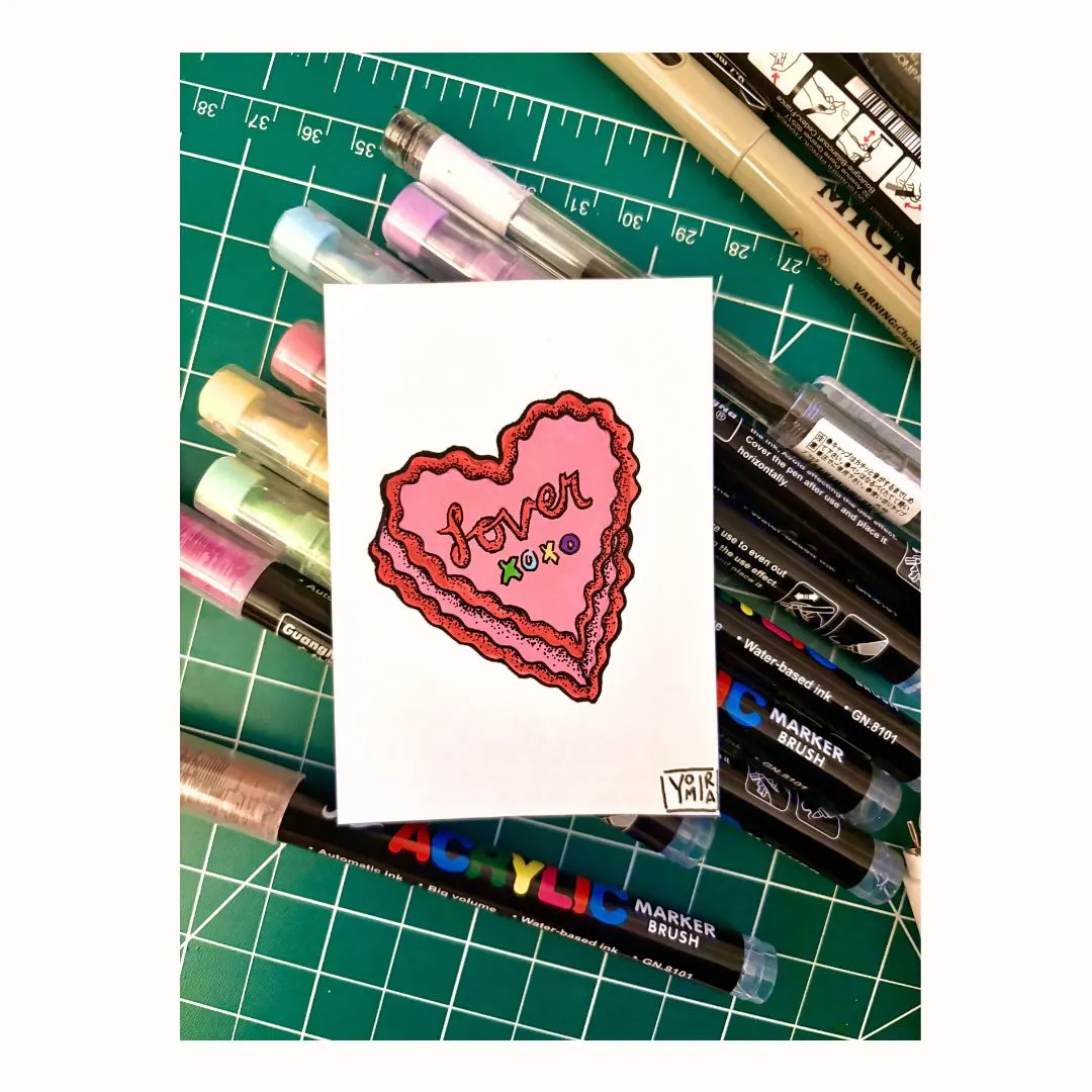 A Cake For My Lover aceo art card