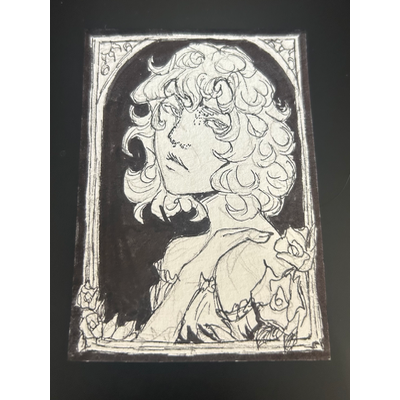 Framed aceo art card thumbnail 1