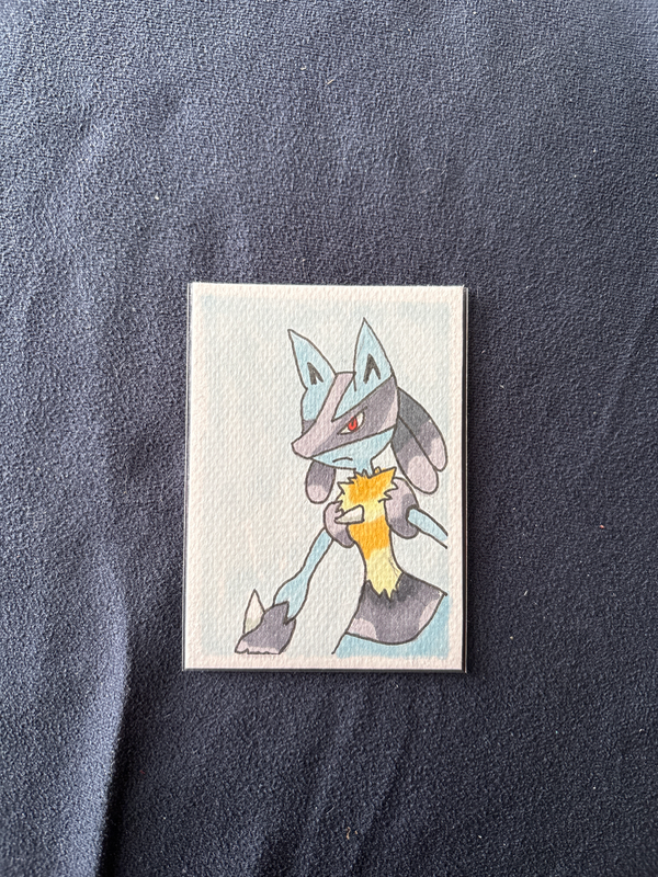 🩵 aceo art card