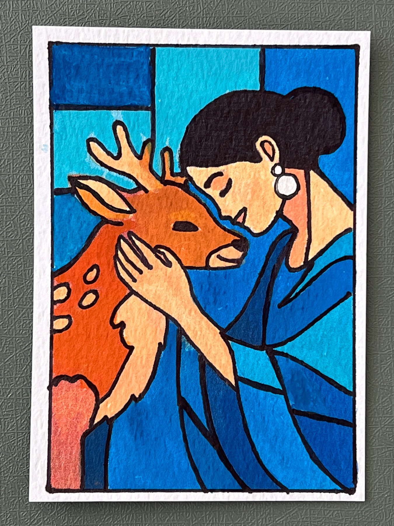 Love Wildlife aceo art card