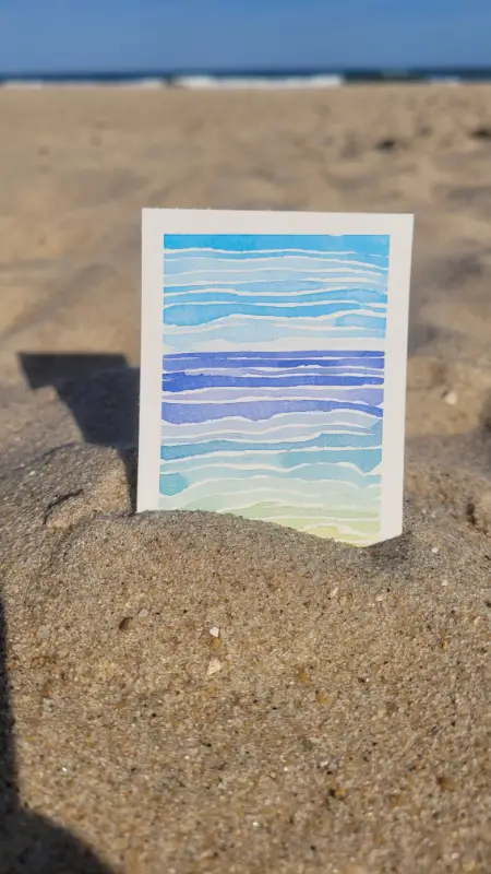 Seascape Series 1/2 aceo art card