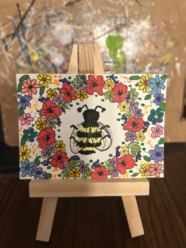 Beelieve aceo art card
