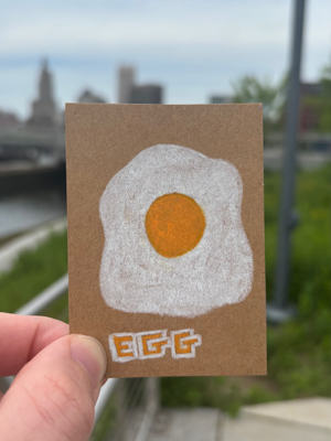 EGG aceo art card thumbnail 1