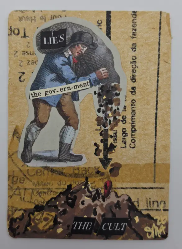 At this point..its gluttony. aceo art card