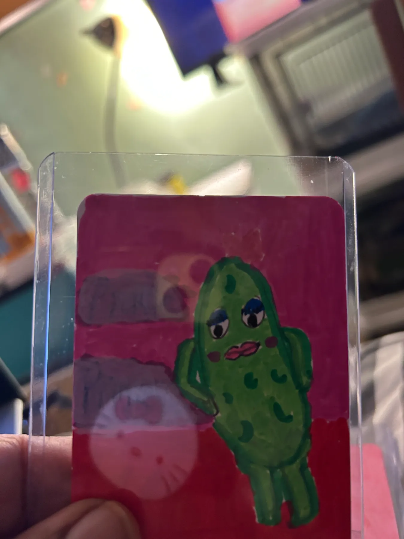 Pickle Princess aceo art card