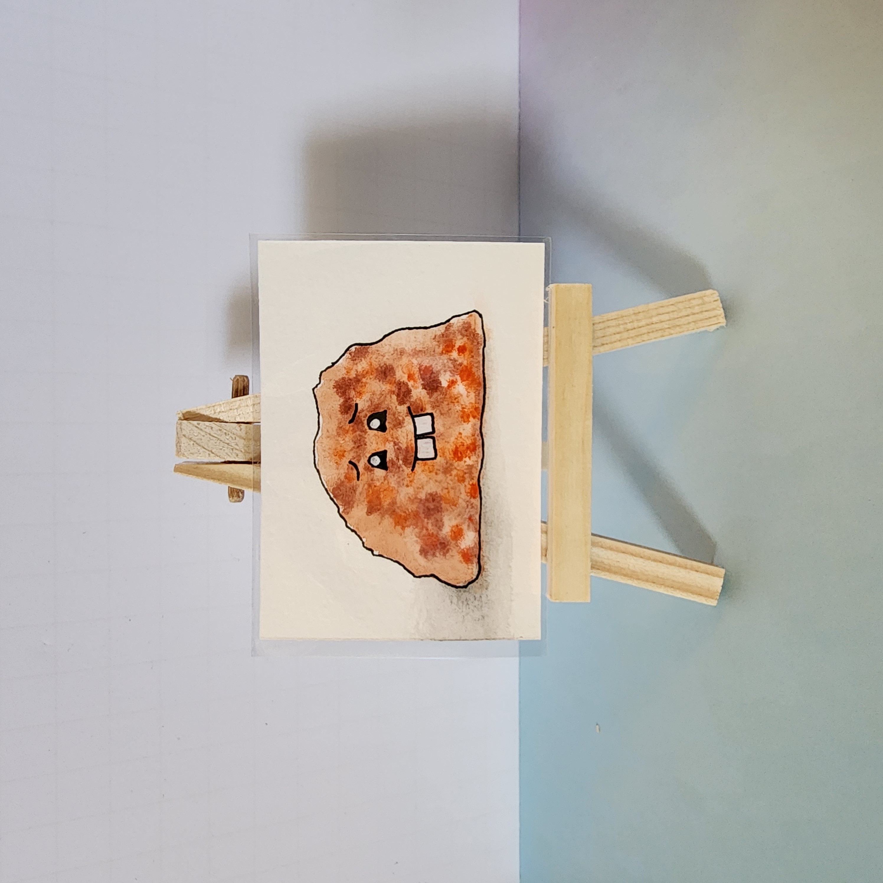 Chippy aceo art card thumbnail 1