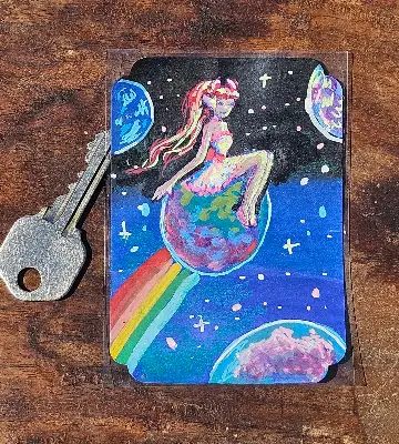 Lost in Space aceo art card thumbnail 2