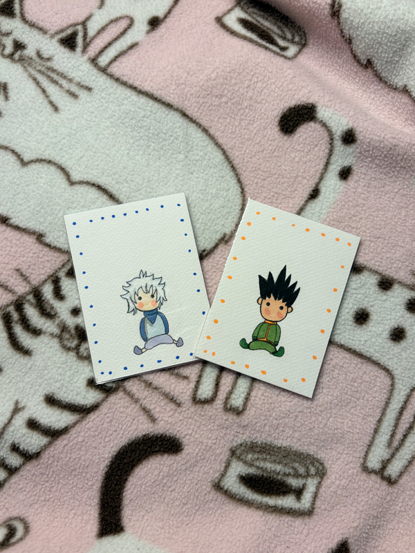 Lil gon and killua aceo art card