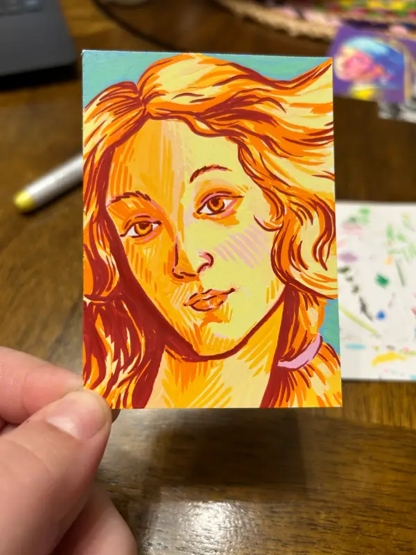 Venus aceo art card