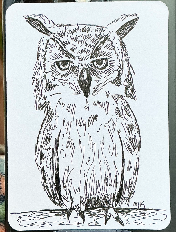Branch Manager aceo art card