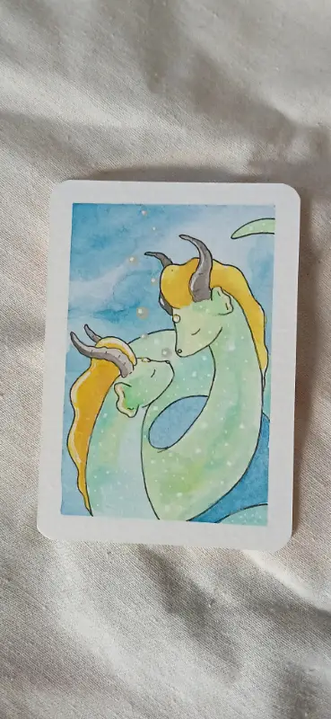 Peaceful Ocean 🪸 aceo art card
