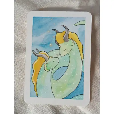 Peaceful Ocean 🪸 aceo art card thumbnail 1