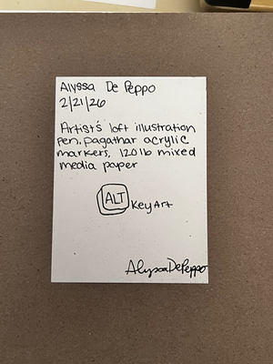 Dragon 2 aceo art card thumbnail 2