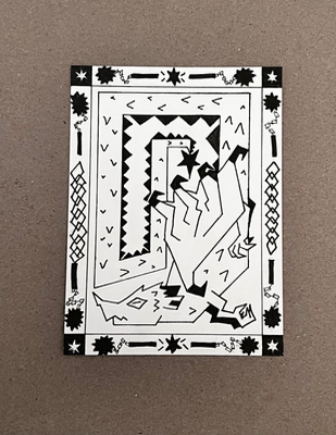 Dragon 2 aceo art card thumbnail 1