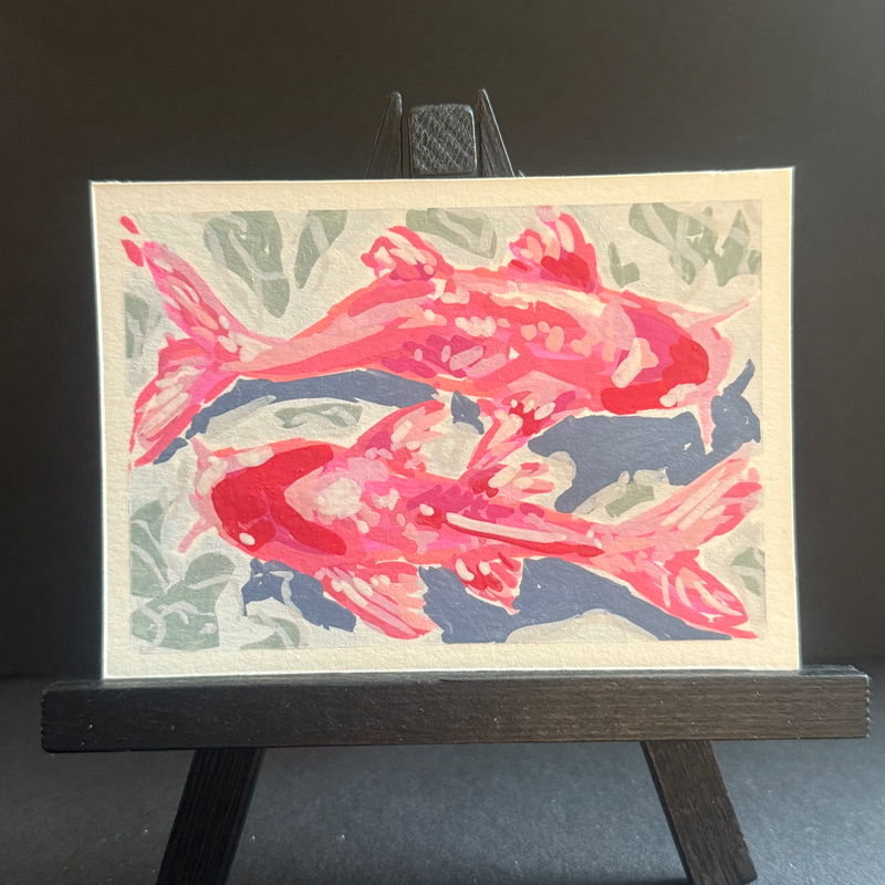 cupid’s catfish aceo art card