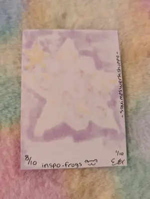 'You are Magic!' Inspo-Frog 8/10 aceo art card thumbnail 2