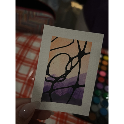 Twilight Ridge aceo art card thumbnail 2