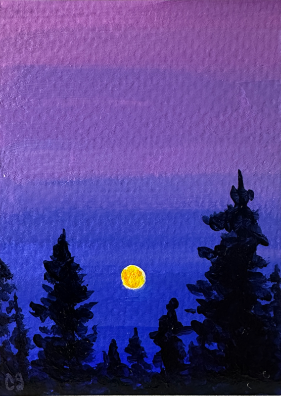 Twilight aceo art card