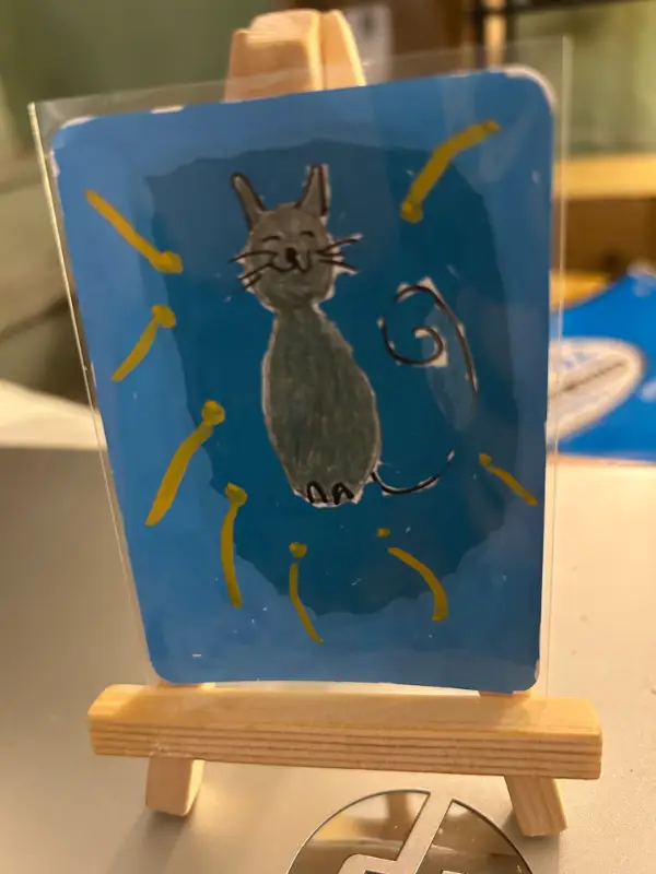 Whimsical Cat ACEO Cards – Original Miniature Art Collectibles aceo art card