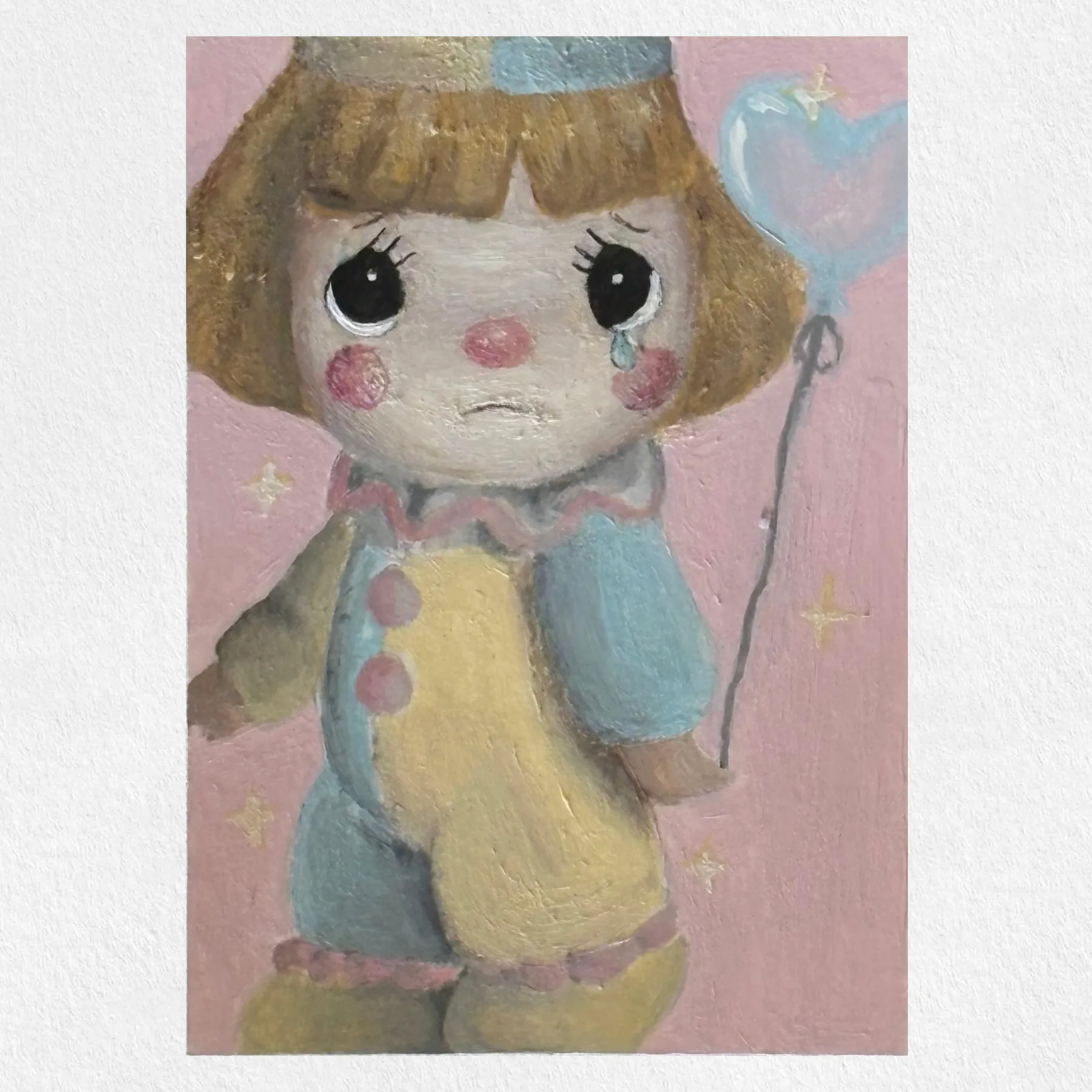 Cry Baby aceo art card