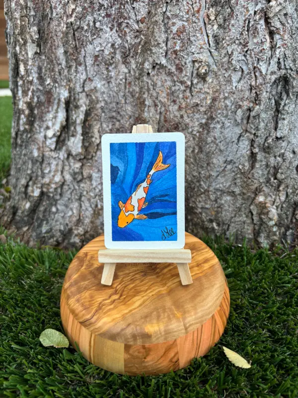 Koi aceo art card