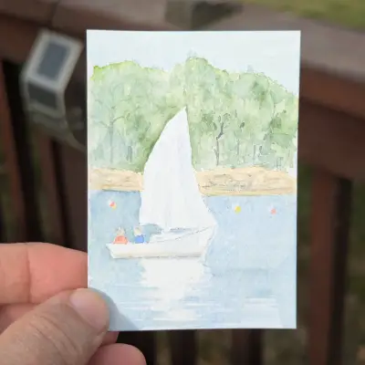 Boothbay aceo art card thumbnail 4