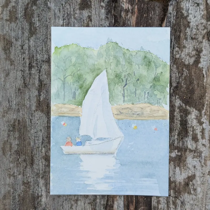 Boothbay aceo art card