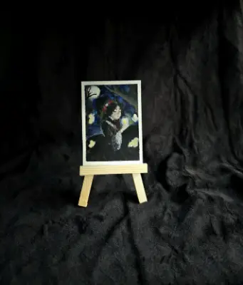 The Moon Collector aceo art card thumbnail 2