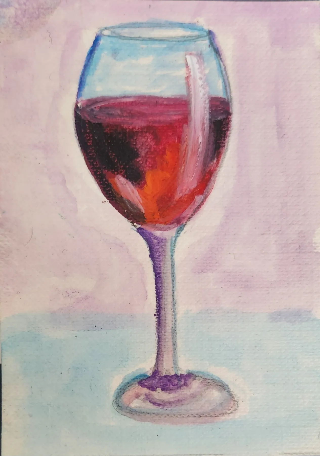 Best Red aceo art card