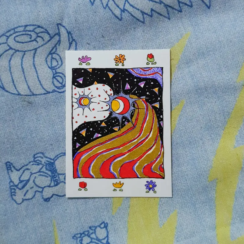 Essence aceo art card