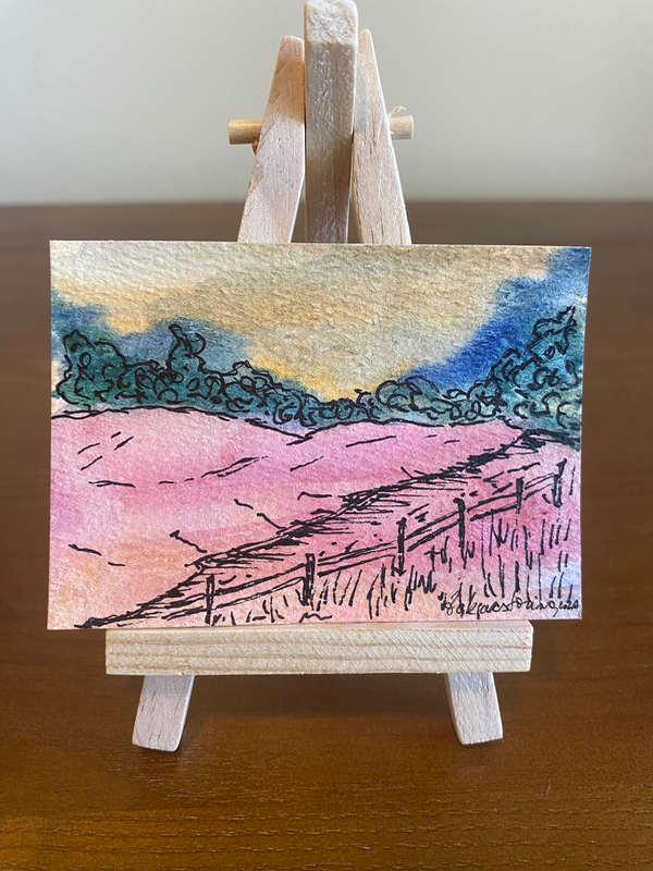 Dividers - Countryside Series #9/9 aceo art card
