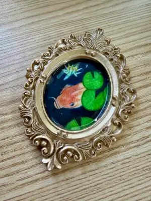 Curious Koi bundle aceo art card thumbnail 3