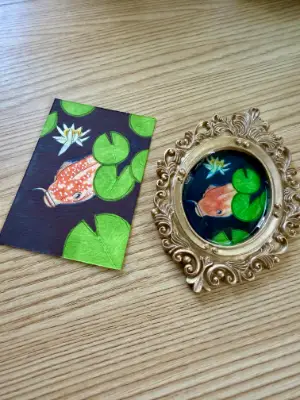 Curious Koi bundle aceo art card thumbnail 1