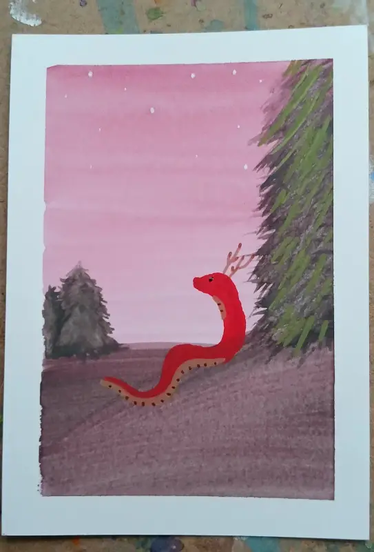 Serpent Series 3 aceo art card