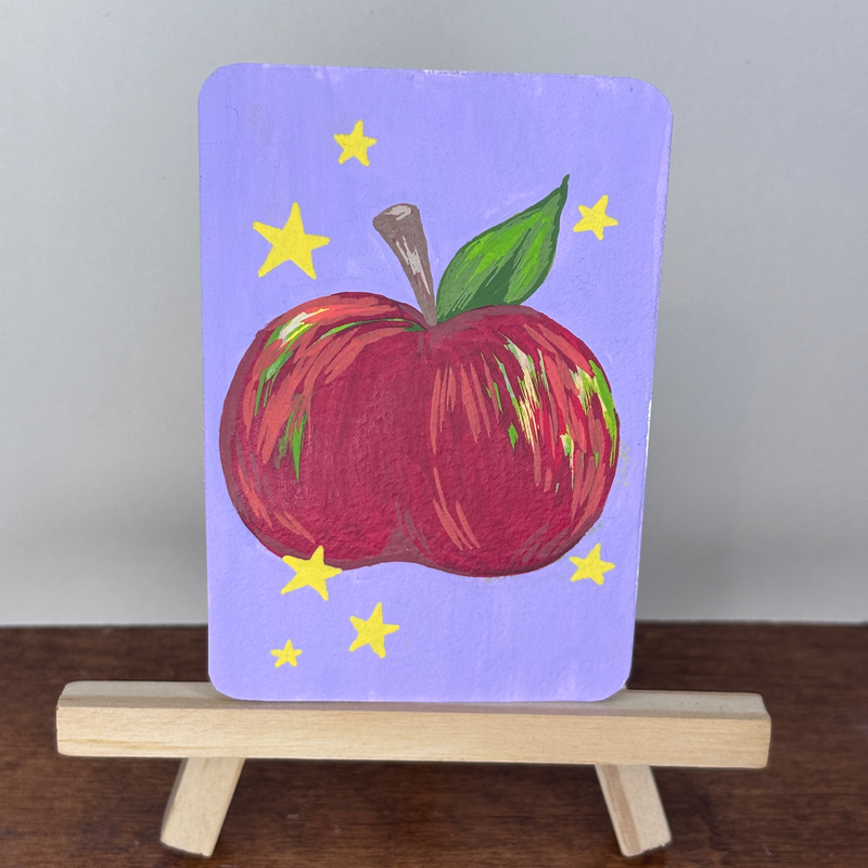 Starry Fruit 1 aceo art card